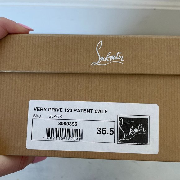 Christian Louboutin Black and Red Platform Heels - Picture 3 of 16